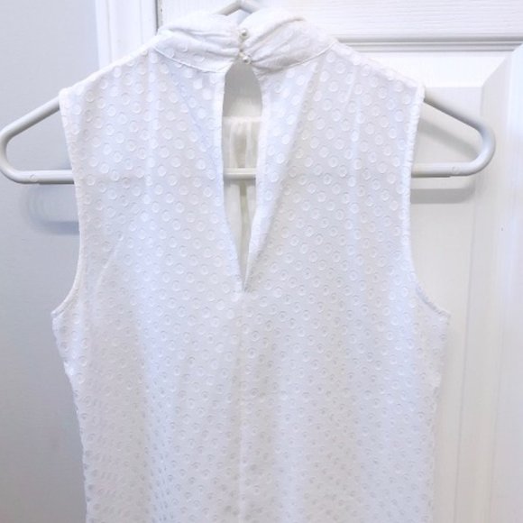 NEW White Blouse with Bow - Picture 8 of 10